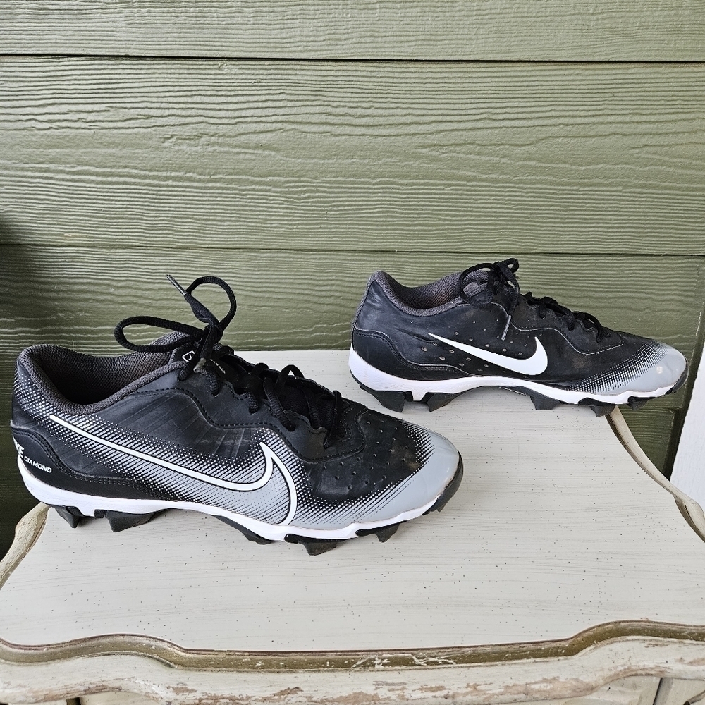 Nike Alpha Huarache Elite 4 Low DJ6524-011 Baseball Cleats Black Men’s Size 9.5 - Picture 10 of 16